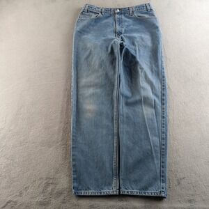 Vintage Levis Jeans 36x32 (Fits 32x31) Blue Light Wash Relaxed Straight Y2K